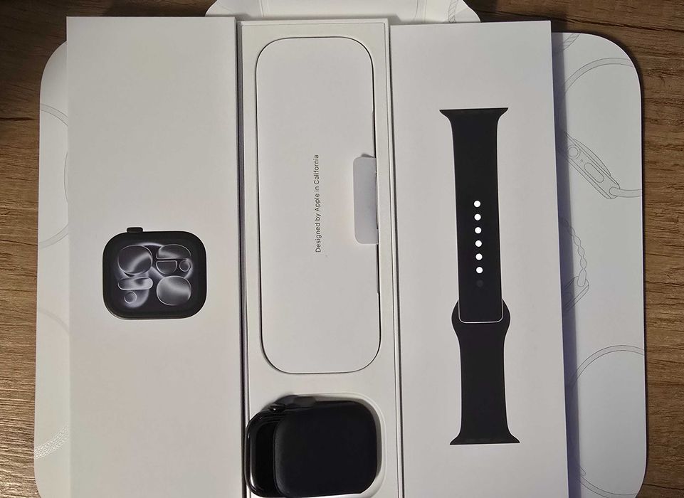 Apple Watch Series 11 GPS 46mm Jet Black Alu with Black Sport Band M/L