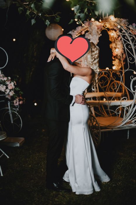 Rochie de mireasa matase