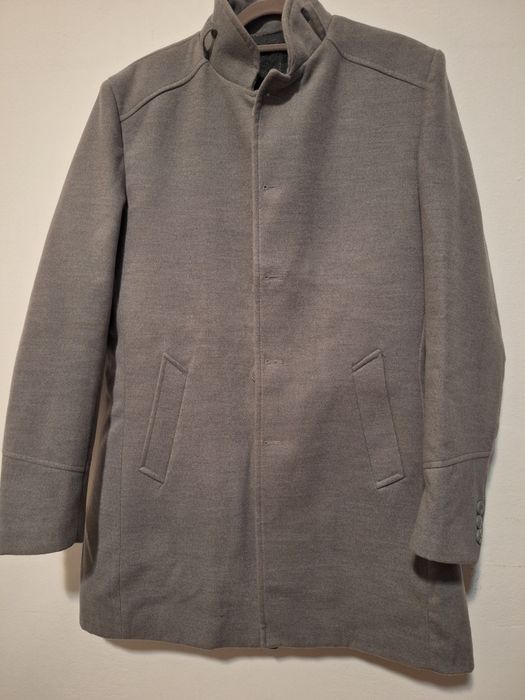 Palton de barbati gri marimea L