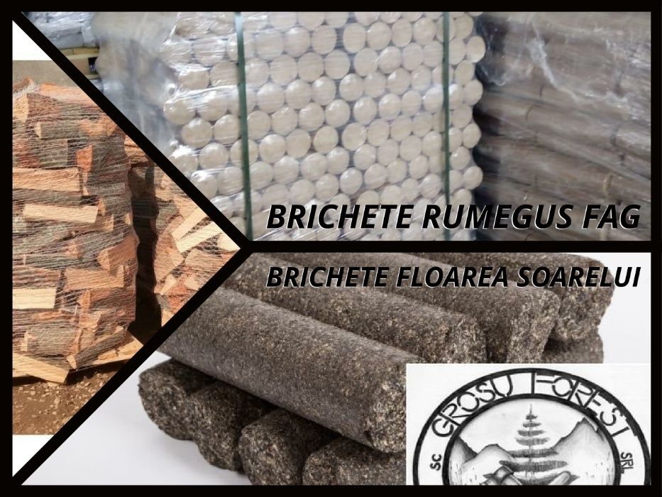 Vindem lemne de foc uscate si brichete de rumegus
