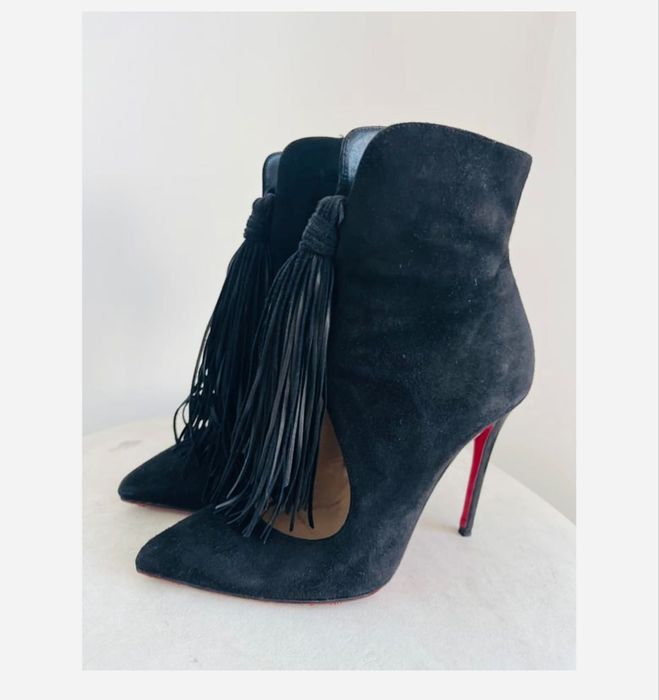 Ankle Boots Christian Louboutin 10cm, cu factura de achizitie
