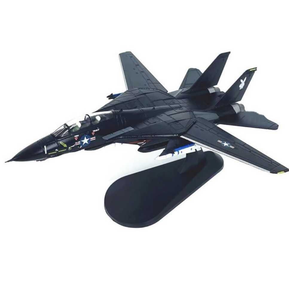 Macheta avion metalica Grumman F-14A VF-4 Tomcat Top Gun 1:100 19,5cm