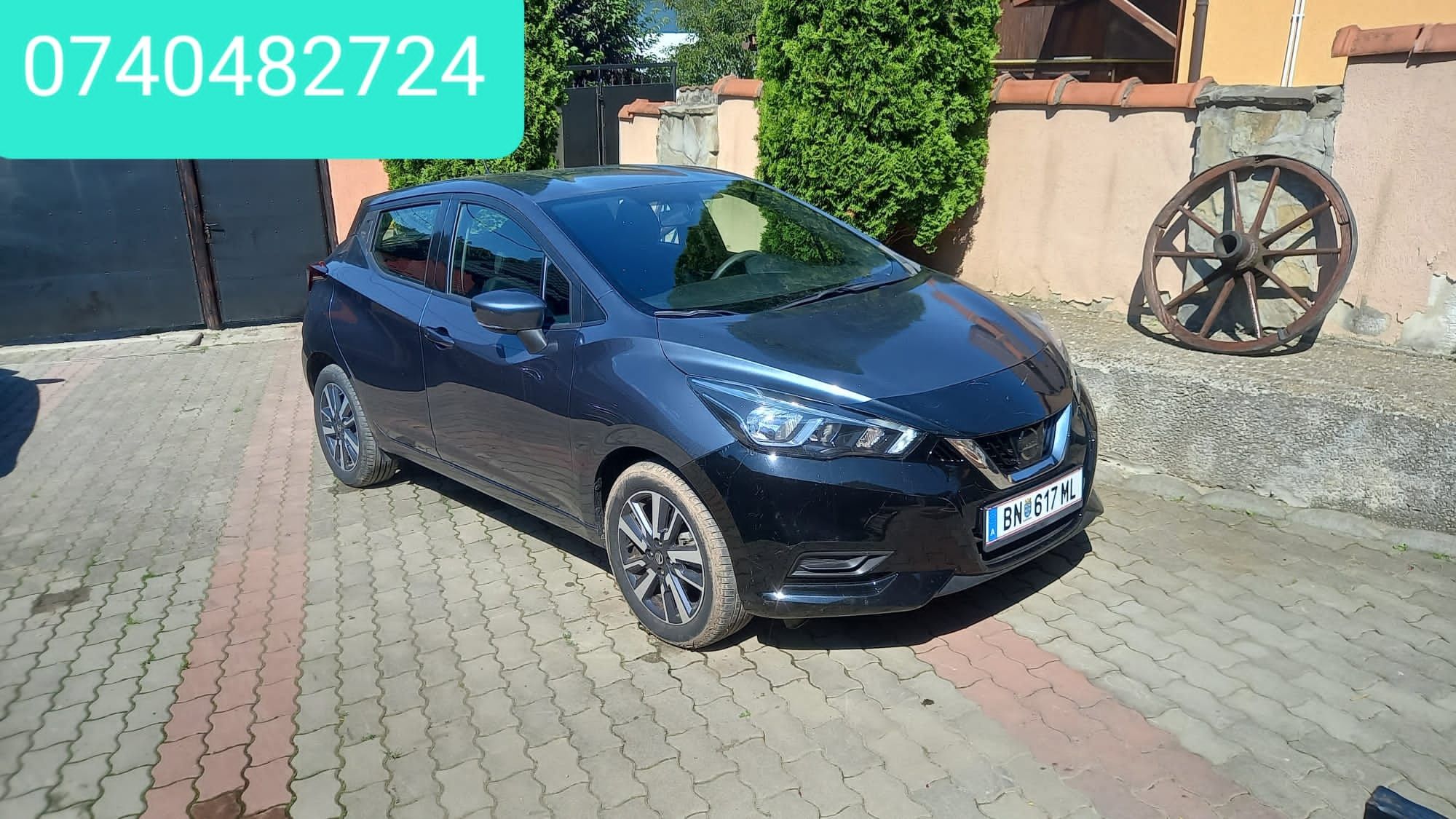 Nissan micra K14,foarte usor avariat, lovit, 2018, km 8500