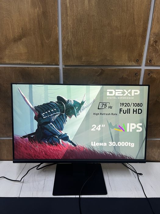 Монитор DEXP 24 дюймов | Full HD | 75 Гц IPS
