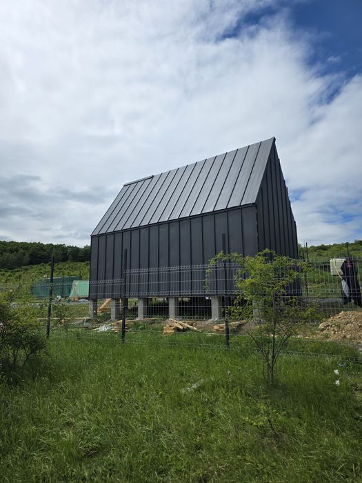 Case si cabane – case timber-frame, pergole, acoperișuri