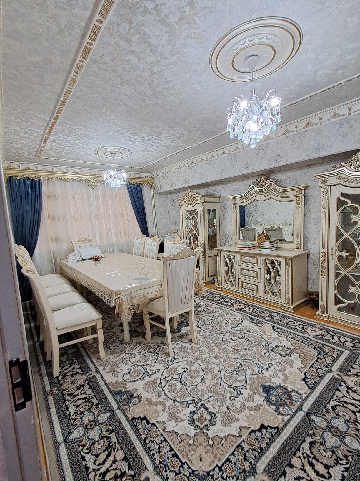4 xonalik 5 xona qilingan g'ishtlik koperativniy uy.