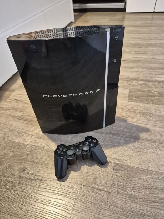 PS3 Fat 80 Gb 1 Controller original, 4 jocuri.