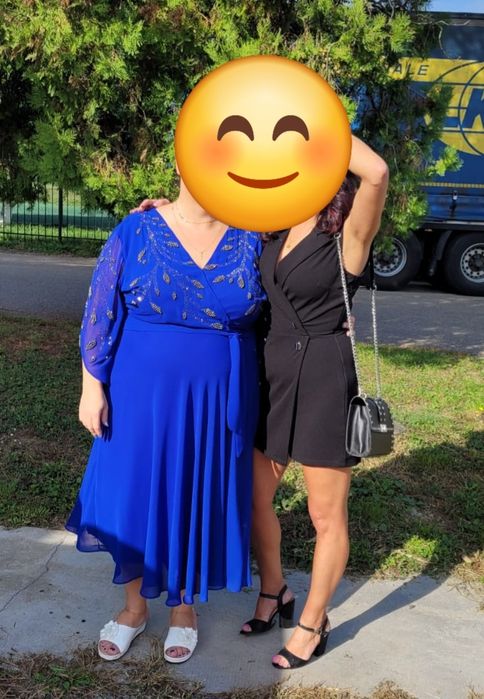Rochie albastră,  mărime 54