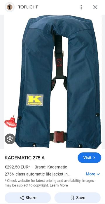 Vînd vesta de salvare