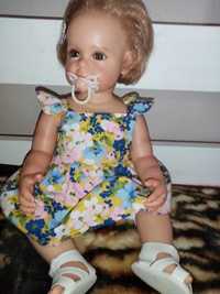 кукла реборн полностью селиконовая.55 см
