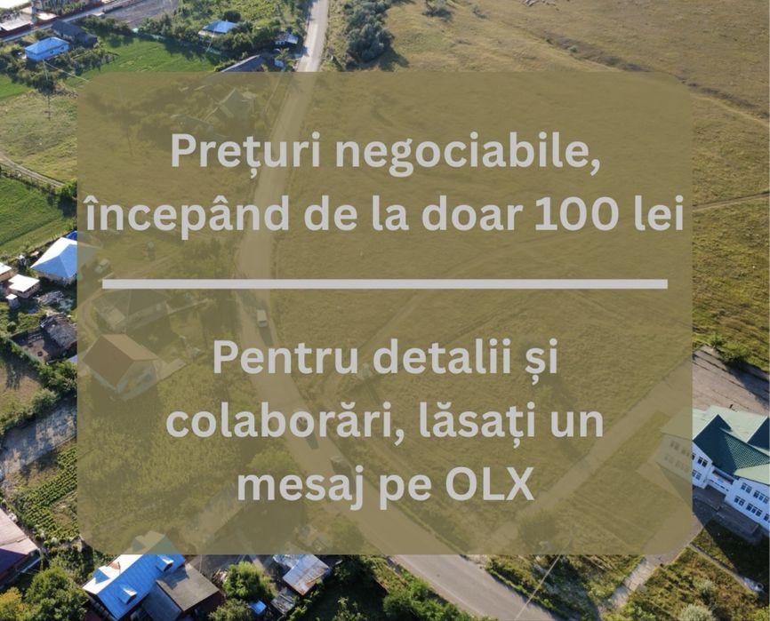 Fotografiere și filmare cu dronă pentru imobile și terenuri