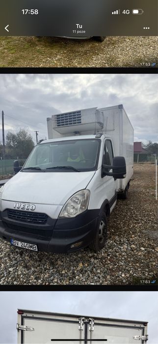 iveco 35c15 2014 3.0 sasiu gol  intre axe 3,75 sau frigorific 8 palet