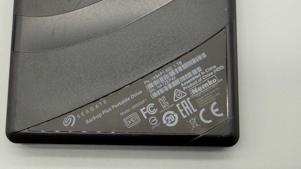 Hard disk extern HDD Seagate Basic, 2.5'', 1TB, USB 3.0, black.