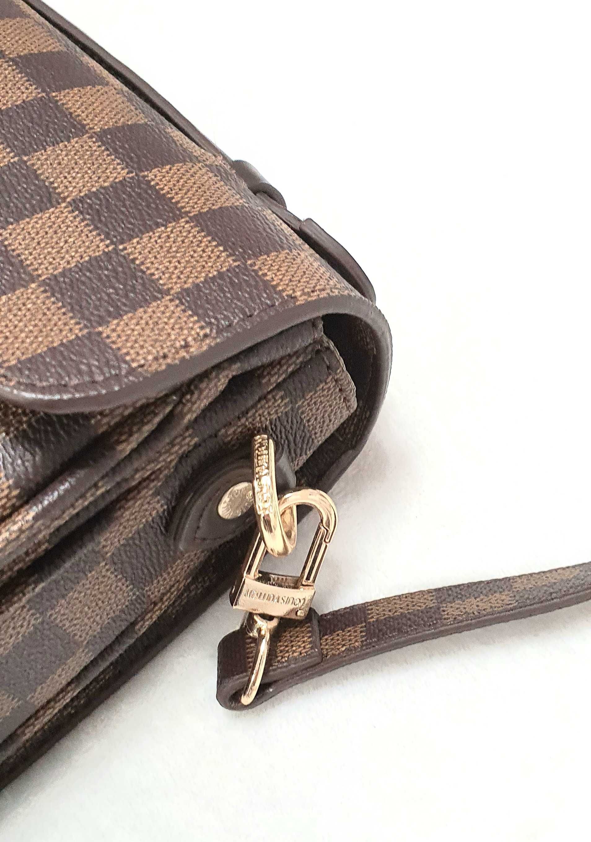 LV Croisette brown canvas