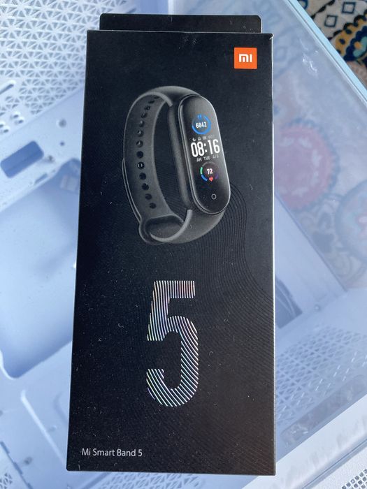 Brățară fitness ceas smart smartwatch Xiaomi Band 5 noua la cutie nefo