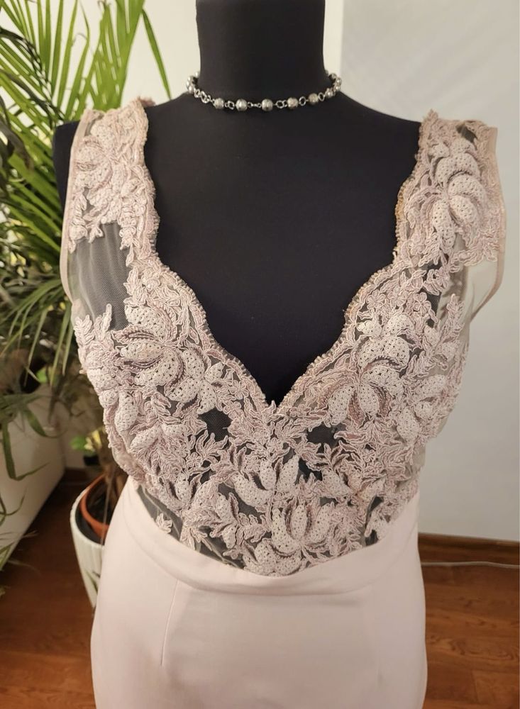 Rochie roz pal facuta pe comanda