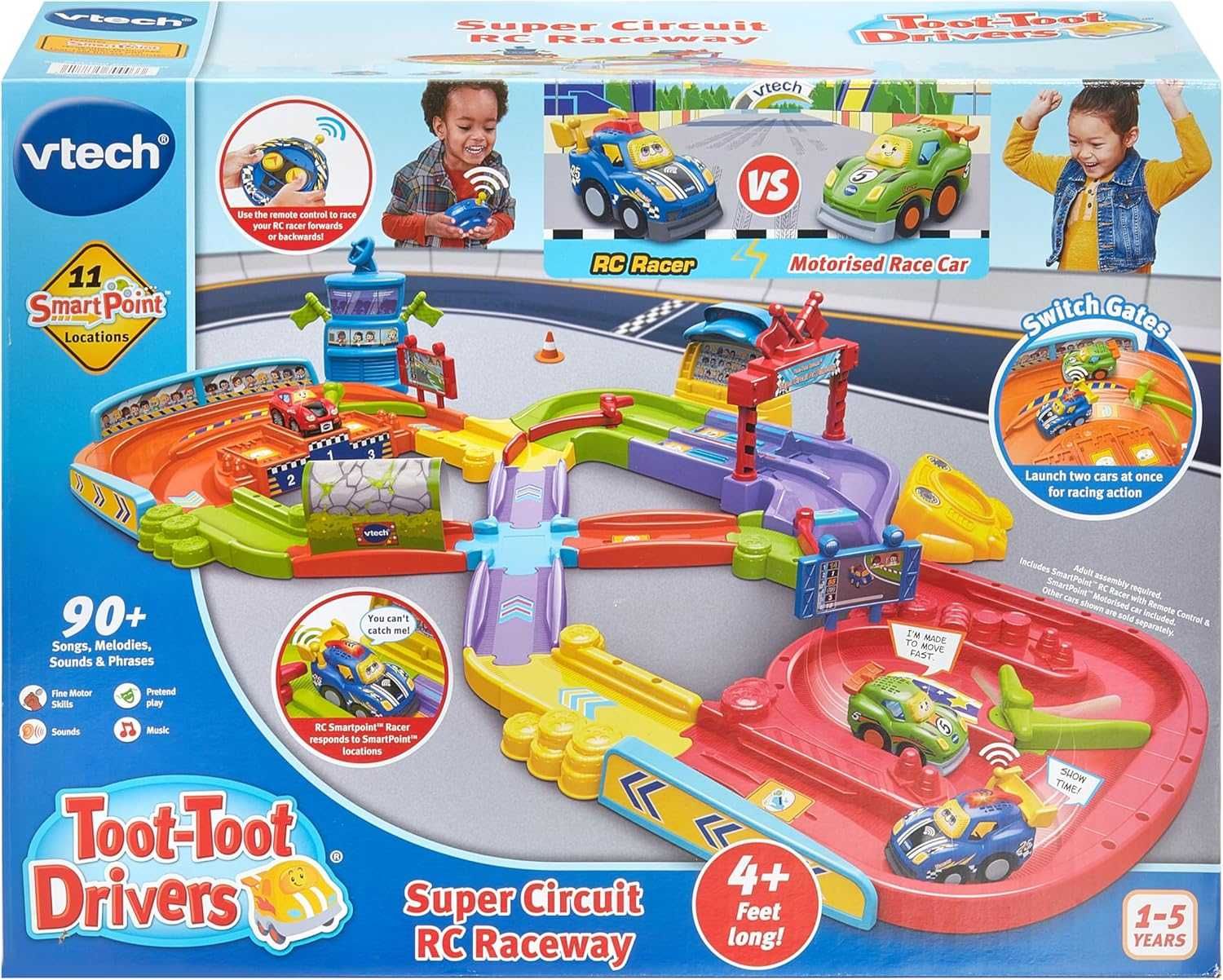 VTech Toot-Toot Drivers Комплект писта с 2 коли, дистанционно