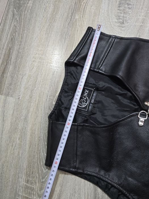 Vesta moto din piele