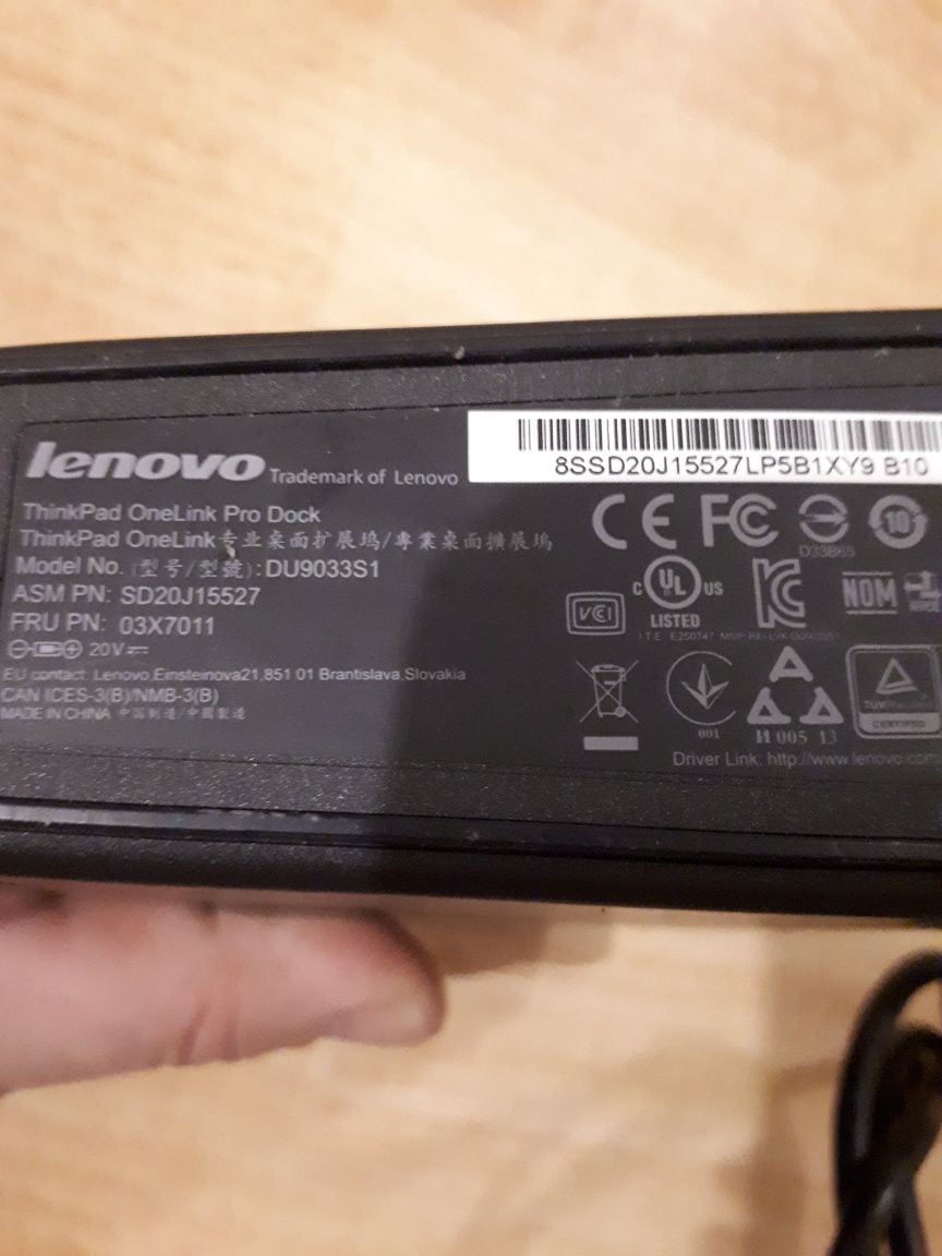 Docking Station Lenovo ThinkPad OneLink Dock DU9033S1