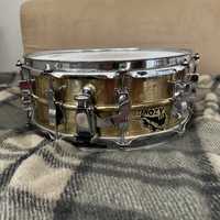 Малый барабан Ludwig 5.5x14”, латунь. С кофром