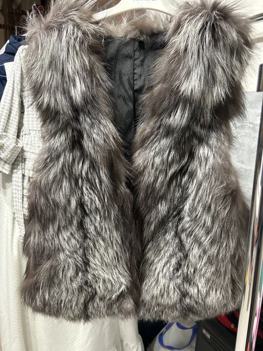 Жилетка натуральный мех
