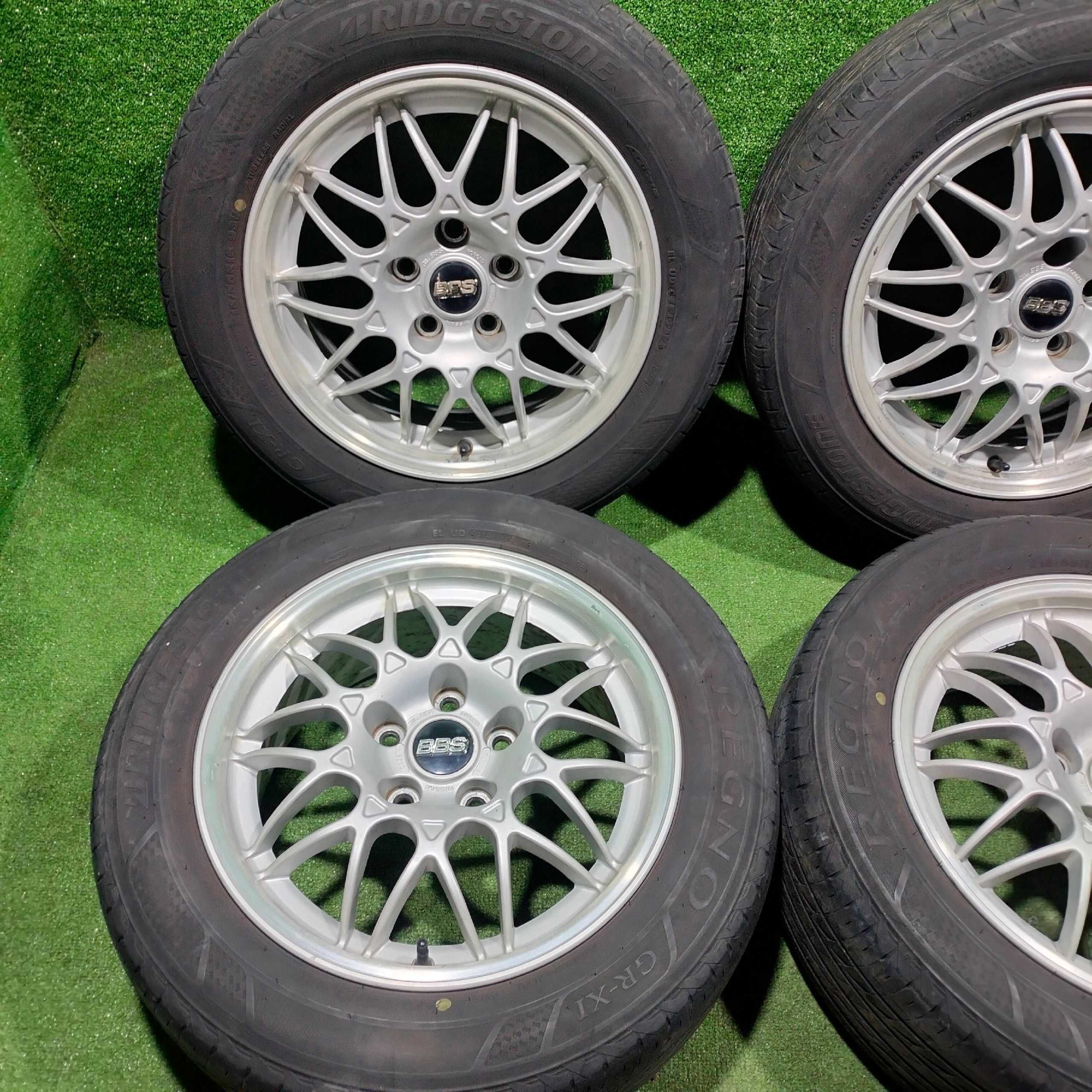 Продам Диск BBS Nissan с шинами Bridgestone 215/55R16 5/114,3 летний