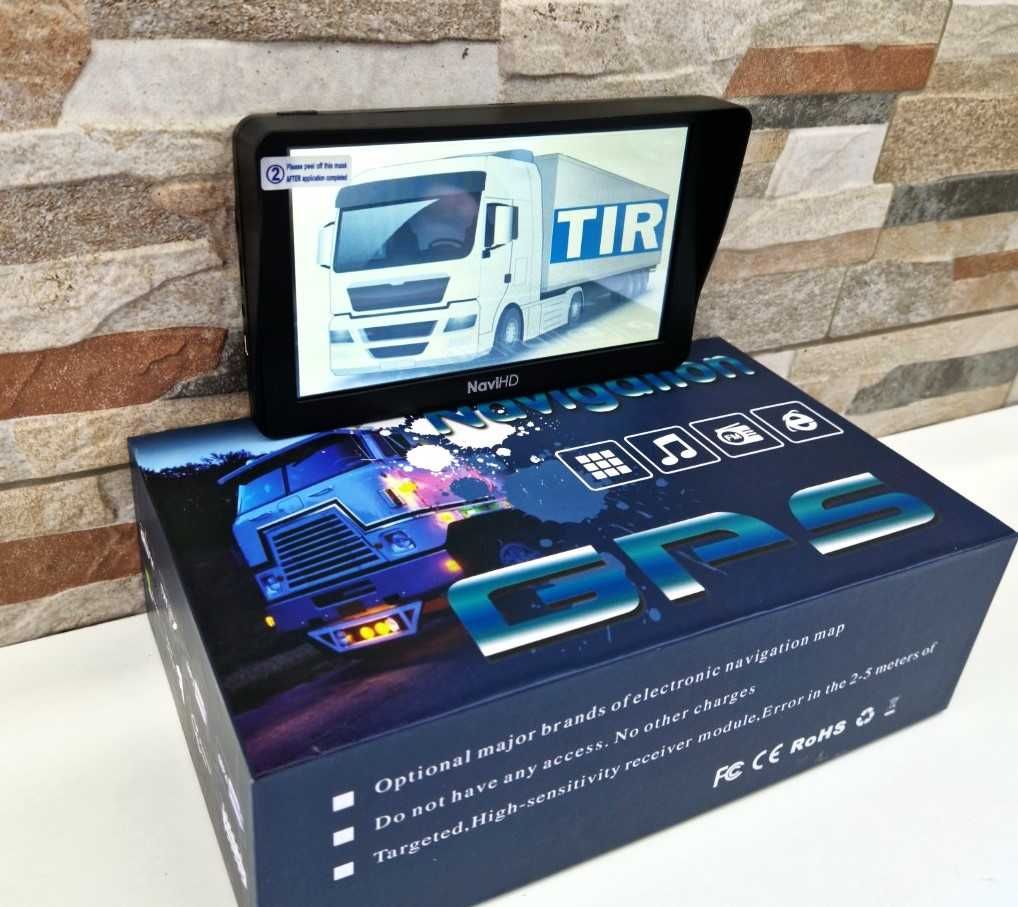 Navigatii GPS -7"inch HD, Model NOU pt TRUCK, TIR,Camion. Garantie.