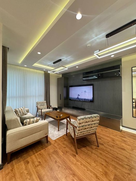 С ремонтом видом на парк Nest One Tashkent City 88м2 3х комнатная