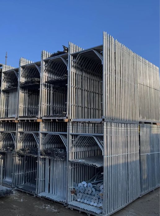 Schela metalica zincata 27€ Cadrul, 5€ diagonala, 4.2€ Scurta, complet