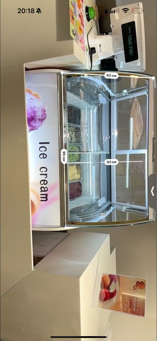 Витрина морозильник для морожного