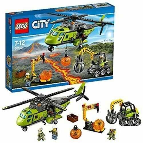 LEGO 60123 City Volcano Supply Helicopter  - NOU Sigilat ORIGINAL