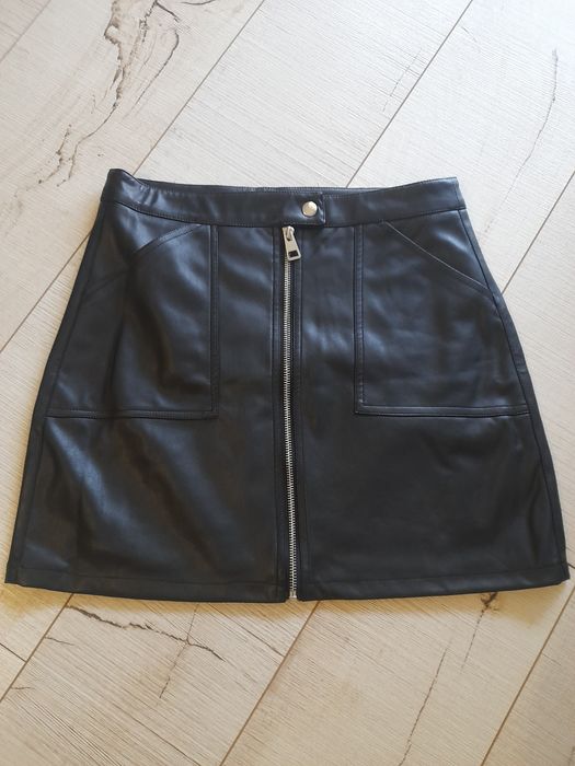Lot 2 fuste imitație piele mărimea M