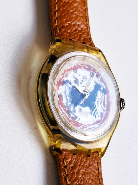 Retro vintage Swatch Automatic Aniak SAK123 1995 Swiss Made