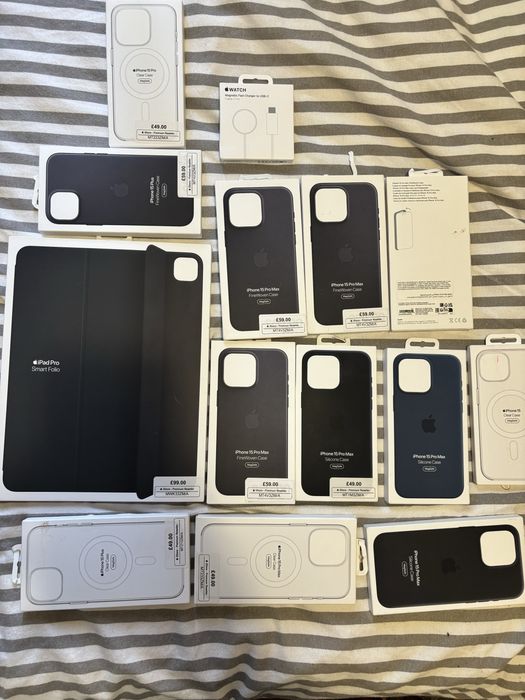 Huse  iphone , originale de, pro max 15, de 15 pro si ipad pro, new !