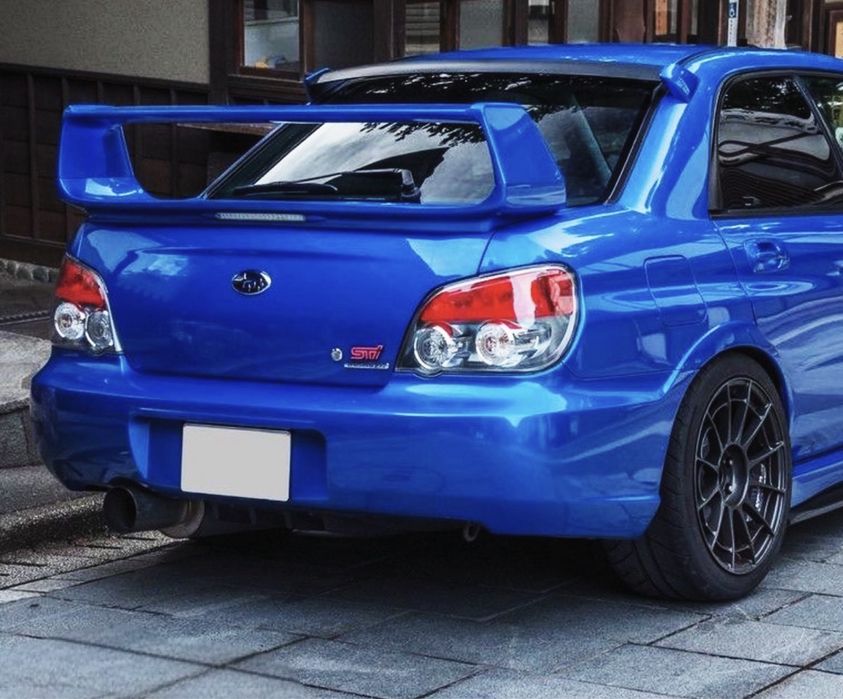 Бампер задний STI Subaru Impreza GDB