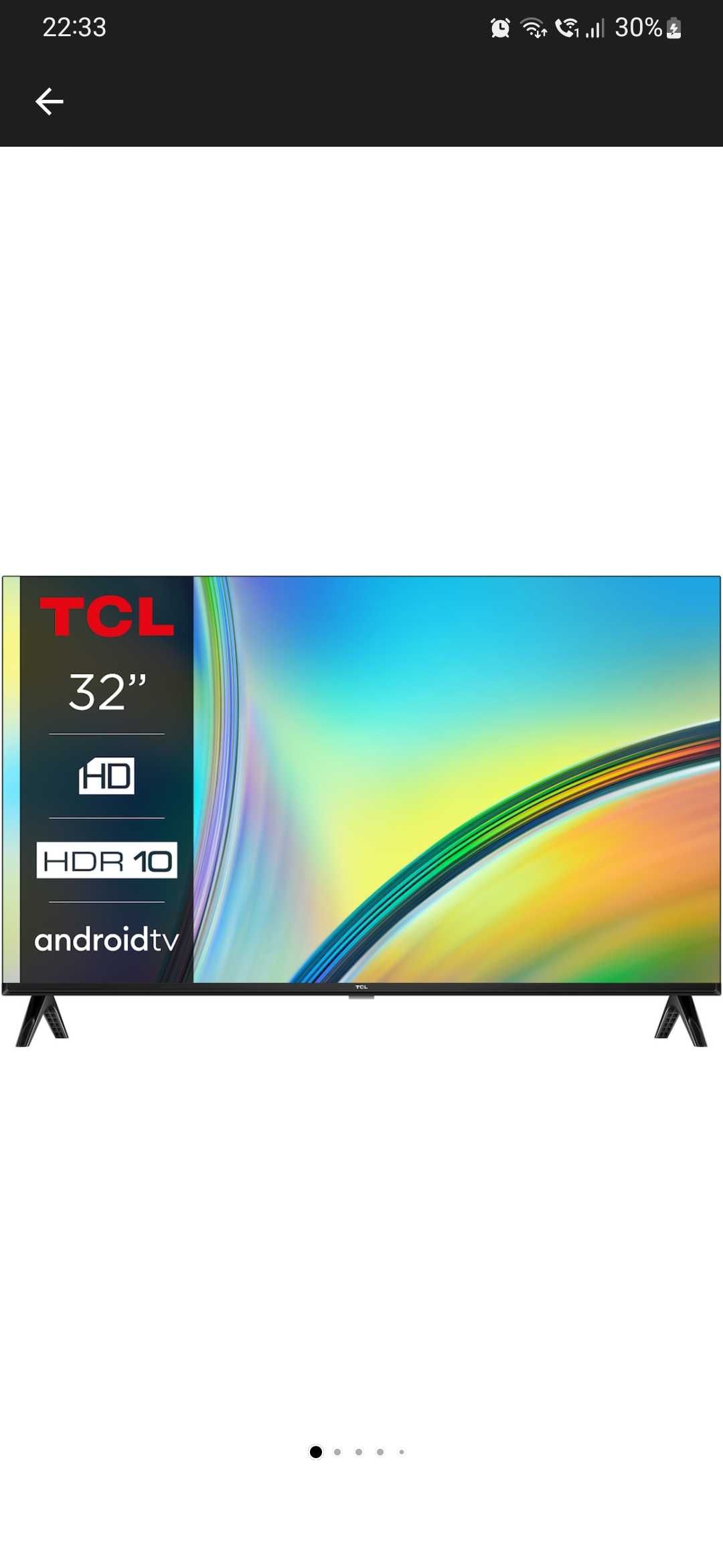 Televizor Smart android TCL 80cm Bluetooth wifi  full  HD, garanție