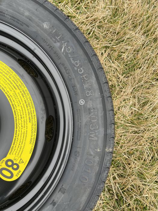 Rezerva slim originala Vw Tiguan Seat Ateca Skoda Kodiaq 145/85 R 18