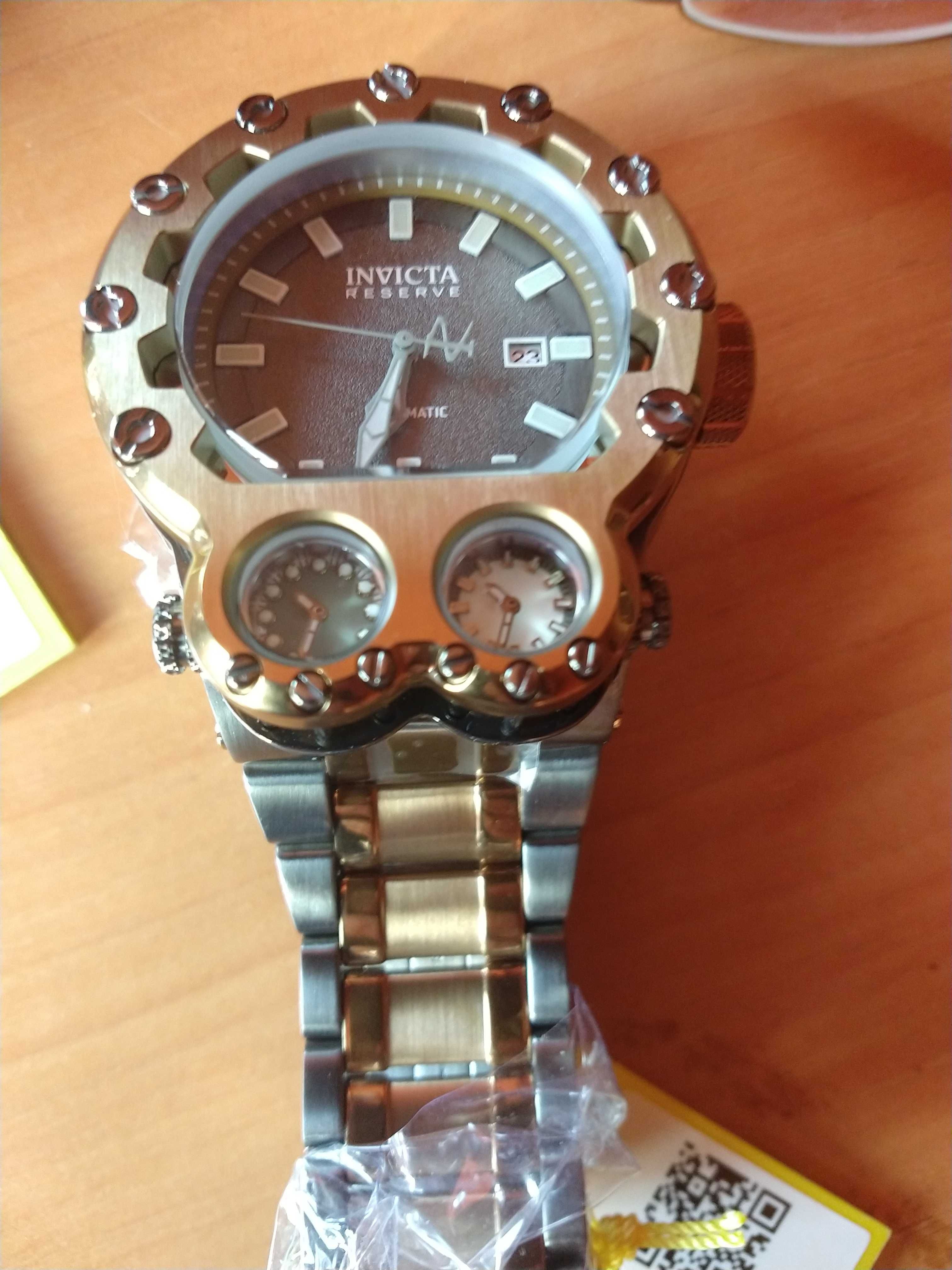 Ceas automatic Invicta Magnum Tria 52 mm(3 zone orare)BLACK FRIDAY