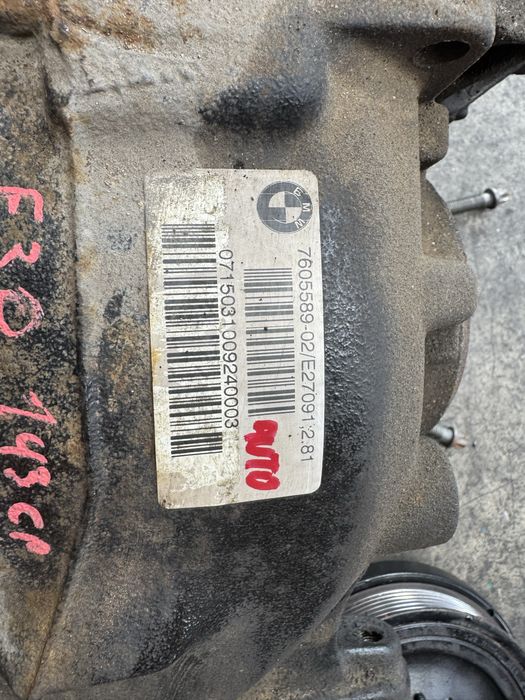 Grup diferential spate pentru bmw f30 f31 xdrive raport 2.81 7605589