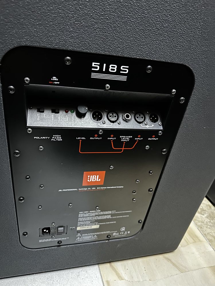 JBL Eon 515XT si Basi JBL Eon 518S