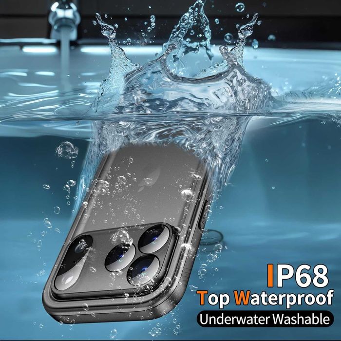 Cozycase ТОП военен защитен водоустойчив калъф IP68 за iPhone 17 Pro