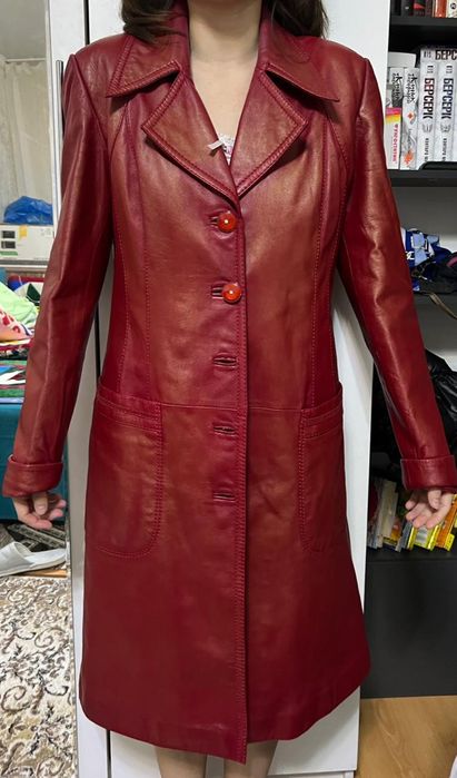 Плащ кожаный продам