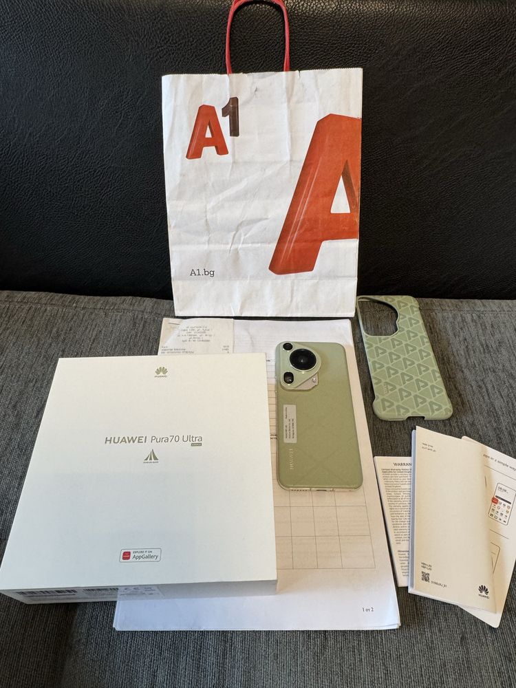 512GB Huawei Pura 70 Ultra A1 Гаранция 2026г. Green / Зелен