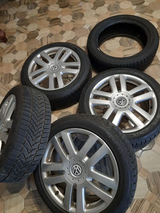 Genții de Aluminiu cu cauciucuri de Iarnă pe 17