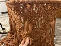 Leagăn bebeluș macramé, handmade, stil boho chic