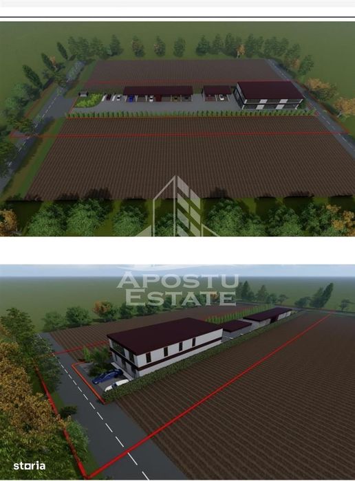 Teren Zadareni proiect spalatorie auto/spatii comerciale