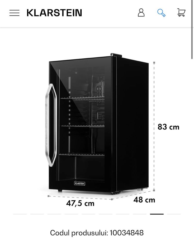 SUPER PRET! Minibar 98L Klarstein