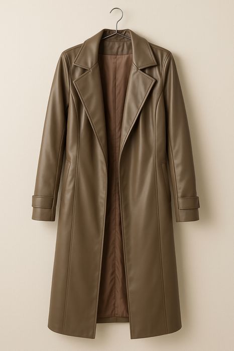 Кожено палто