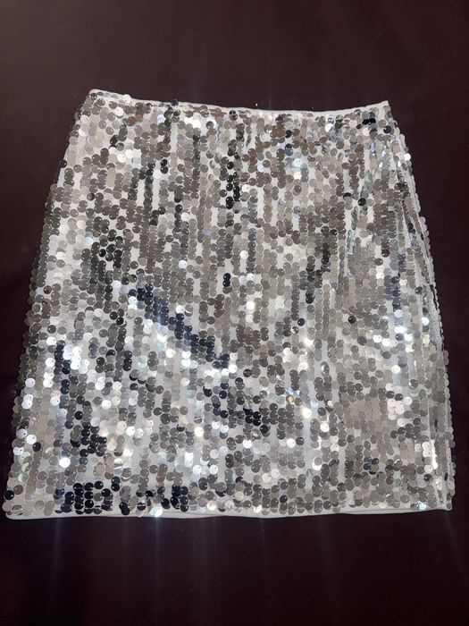 Блестяща пола с пайети shein