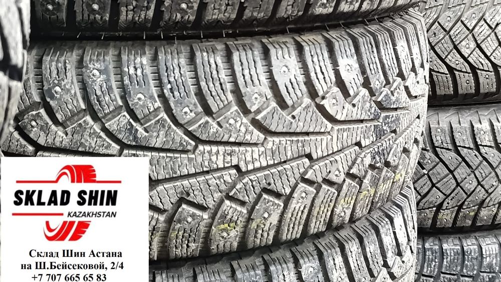 Склад шин: б/у зимние шины (липучки, шипы) 215/70/16 Европа / Япония